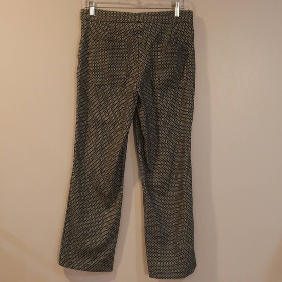 đť…şmax Studio NWT Black White Geometric Print Straight Leg Trouser Pants Size 10 - Picture 3 of 8